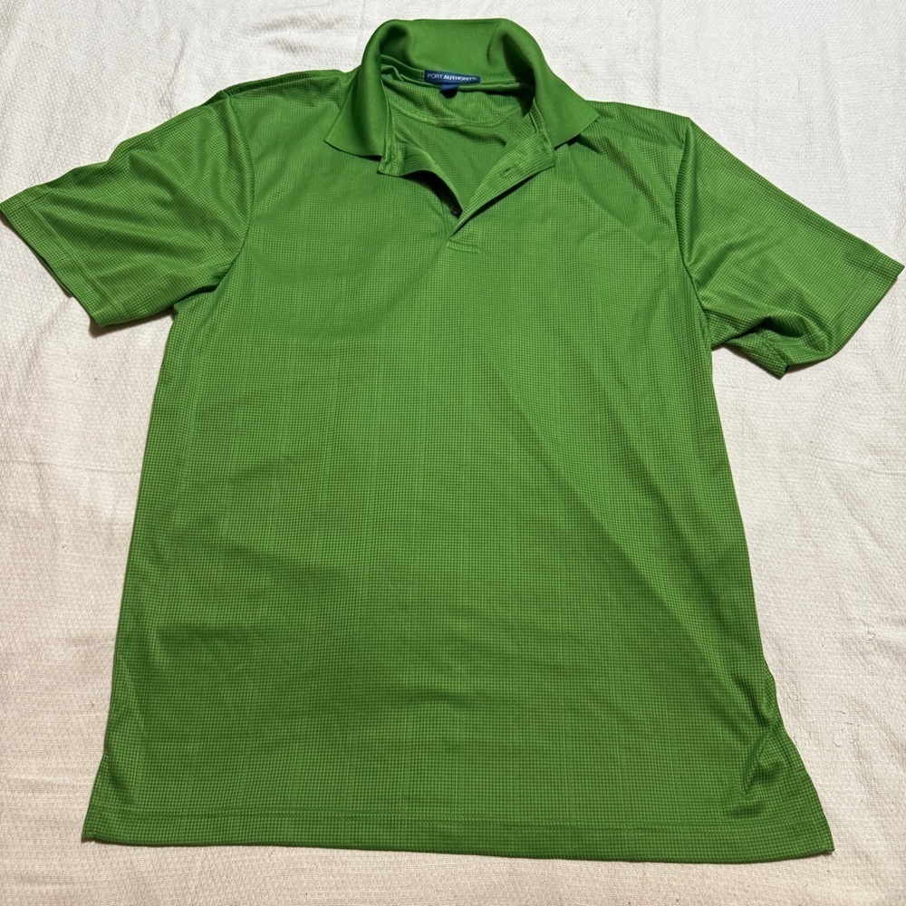 Port Authority Performance Fine Jacquard Polo Shirt Medium Vine Green